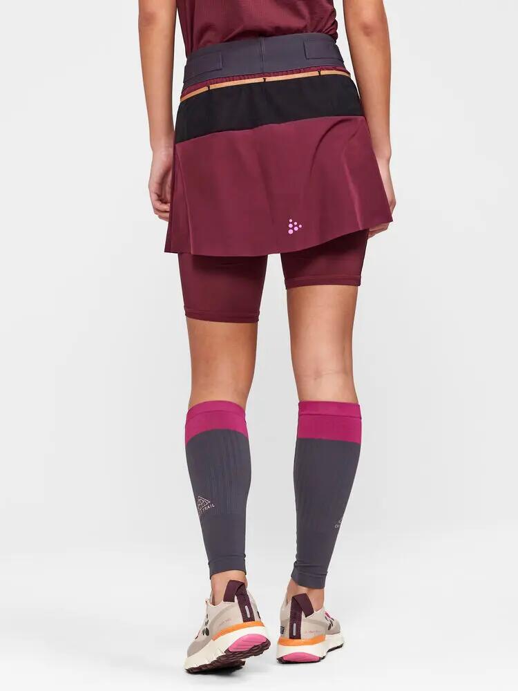 Craft Pro Trail Women's 2-in-1 Skirt Bordeaux 4/6