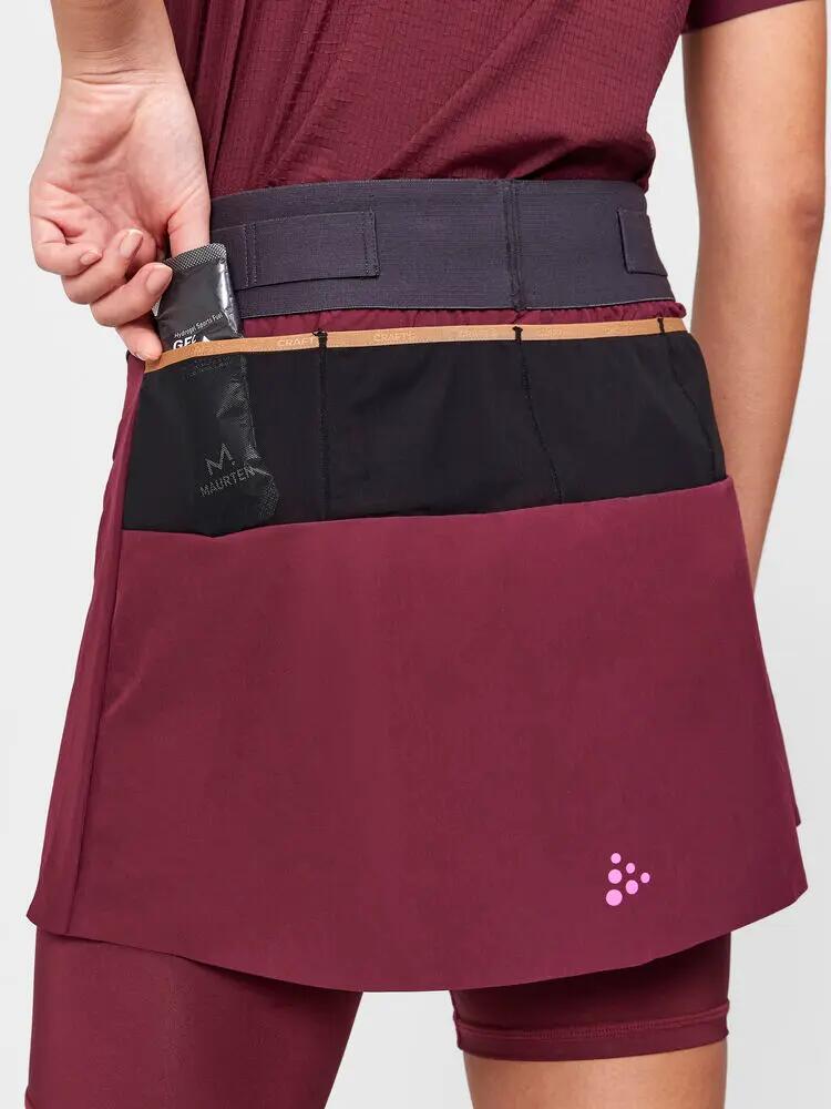 Craft Pro Trail Women's 2-in-1 Skirt Bordeaux 3/6