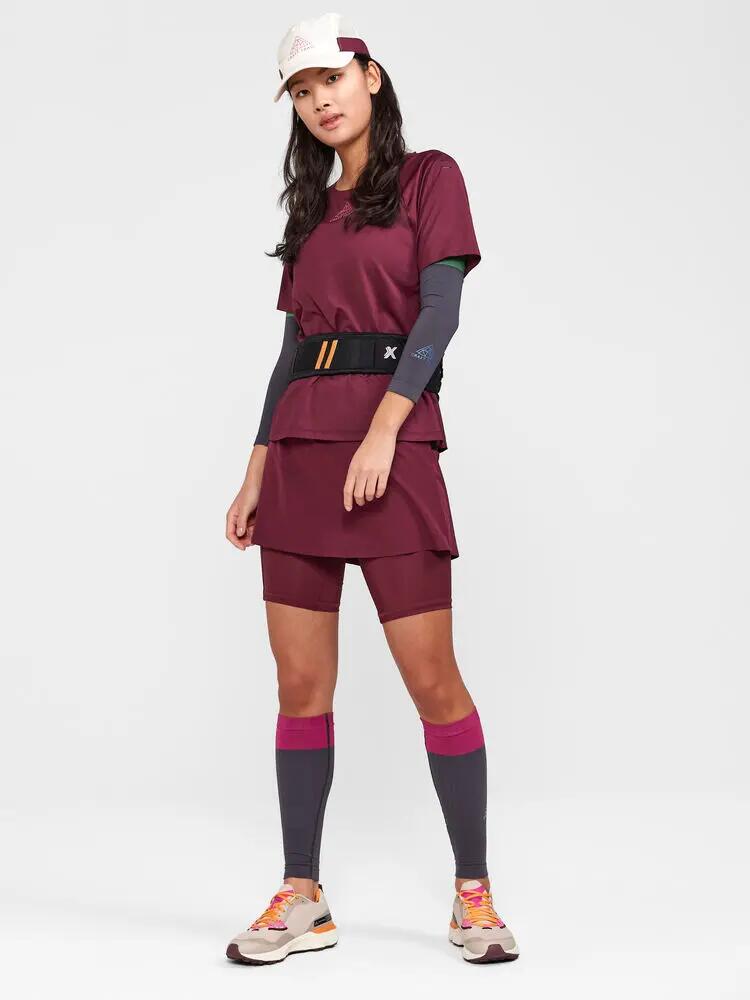 Craft Pro Trail Women's 2-in-1 Skirt Bordeaux 2/6
