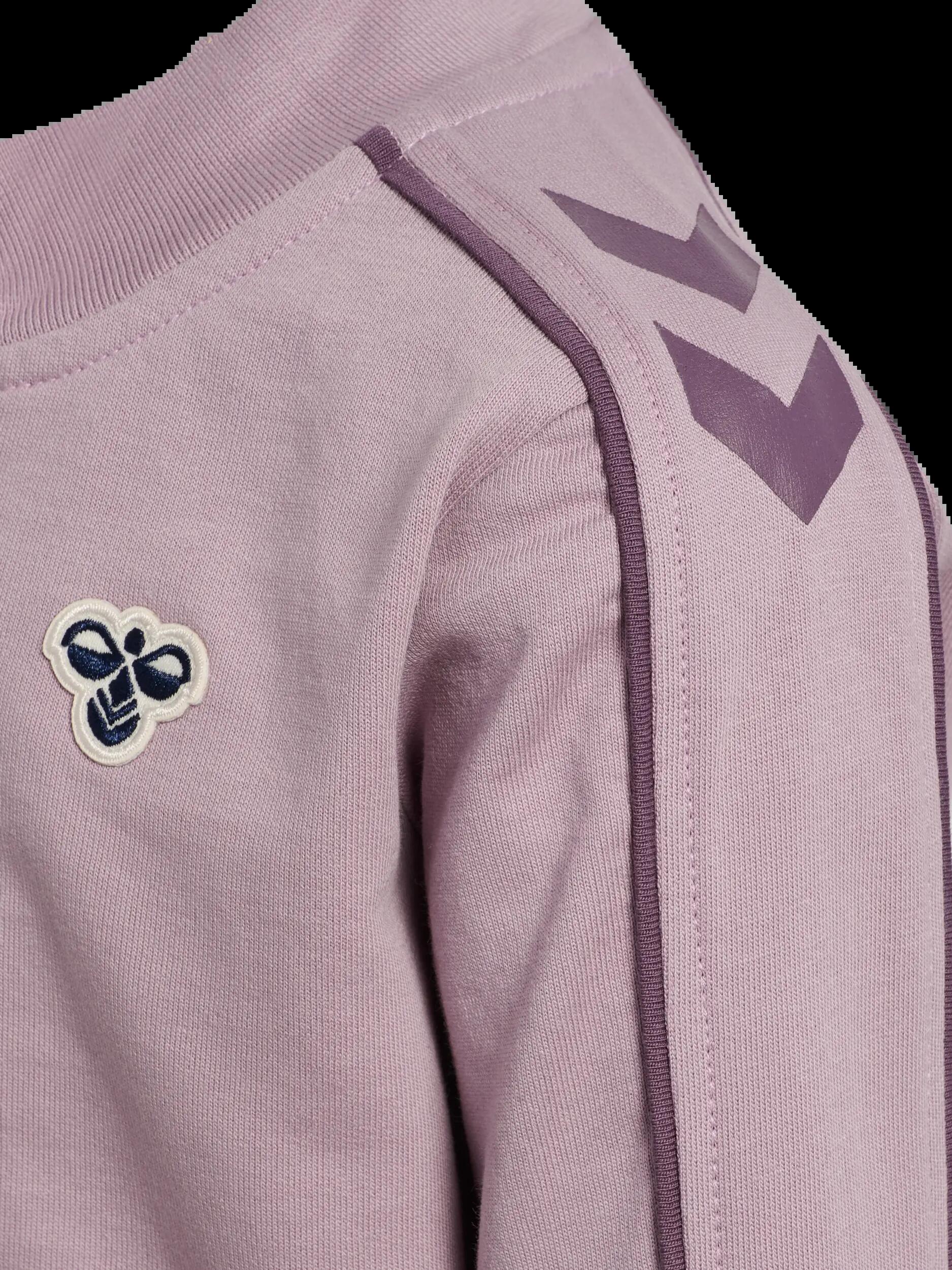 hummel Tuta hmlMINI CO REG in cotone biologico - SEA FOG 4/4