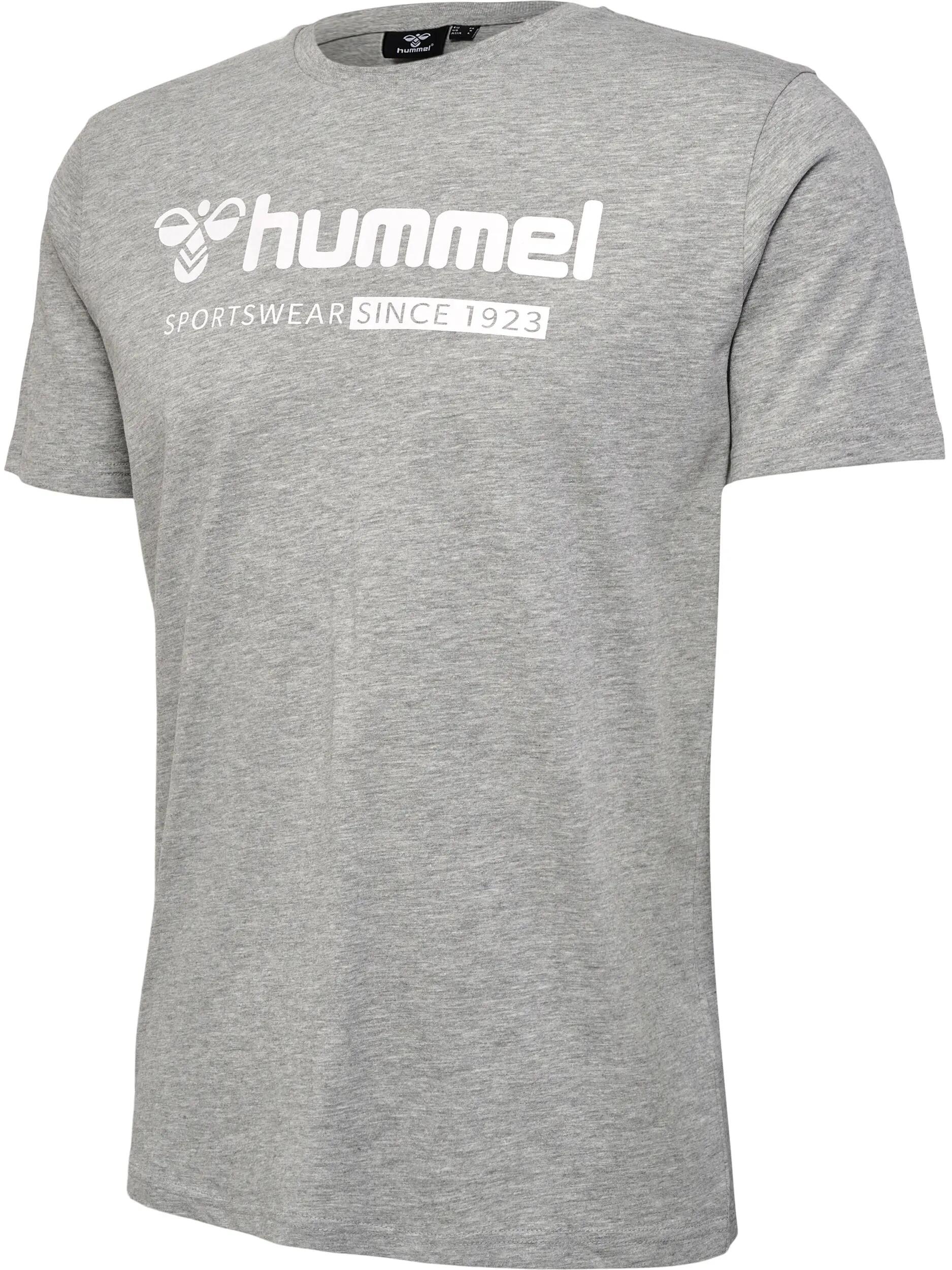 hummel T-shirt manica corta in cotone con grande logo 4/4