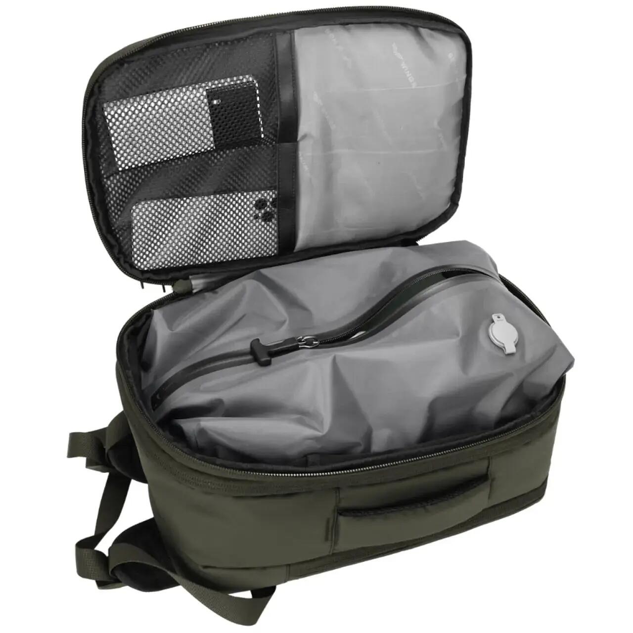 Sac à dos sous vide COMPRESA avec pompe - VERT 10/10