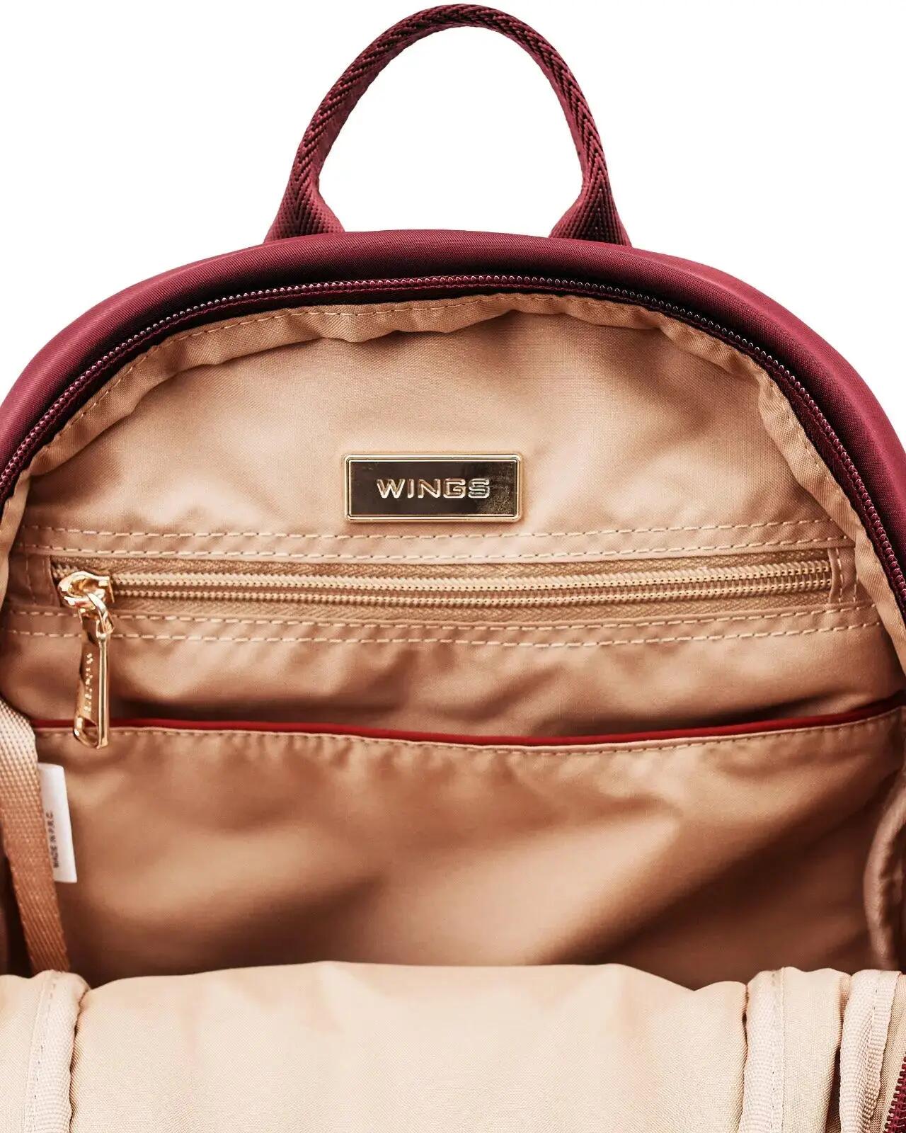 Sac à dos urbain WINGS ROSELLA DARK RED 10/10