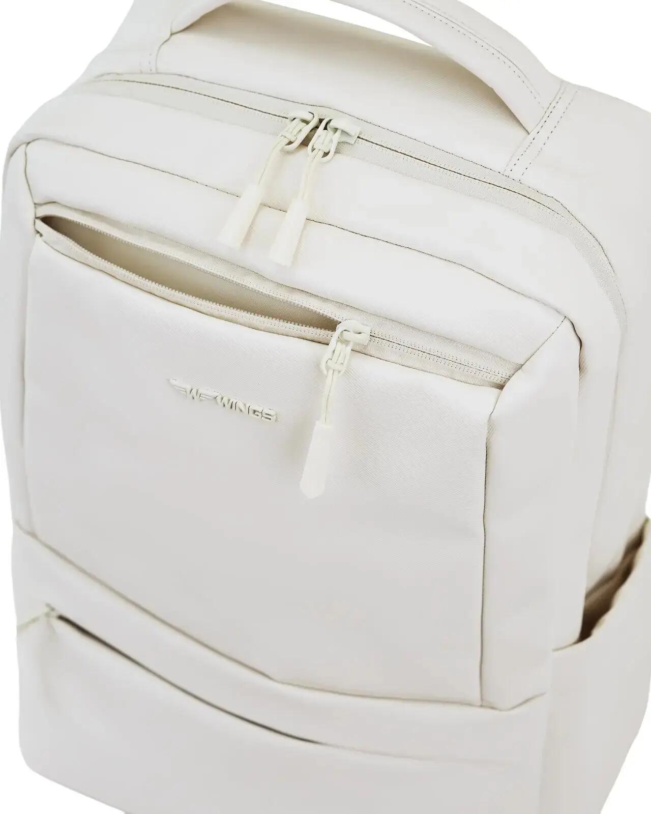 Sac à dos cabine WINGS CBP003 bagage à main Ryanair et Wizz Air BEIGE 10/10