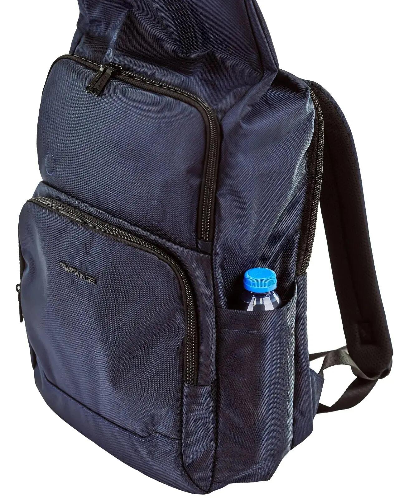 BRANT WINGS herenrugzak voor 17 inch laptop, reisrugzak 22L DARK BLUE 9/10
