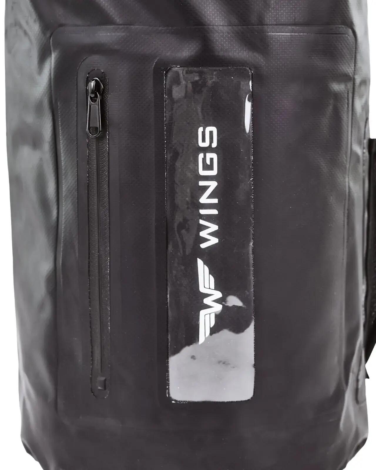 Dry Bag 22L met rugzakfunctie ZWART 9/10