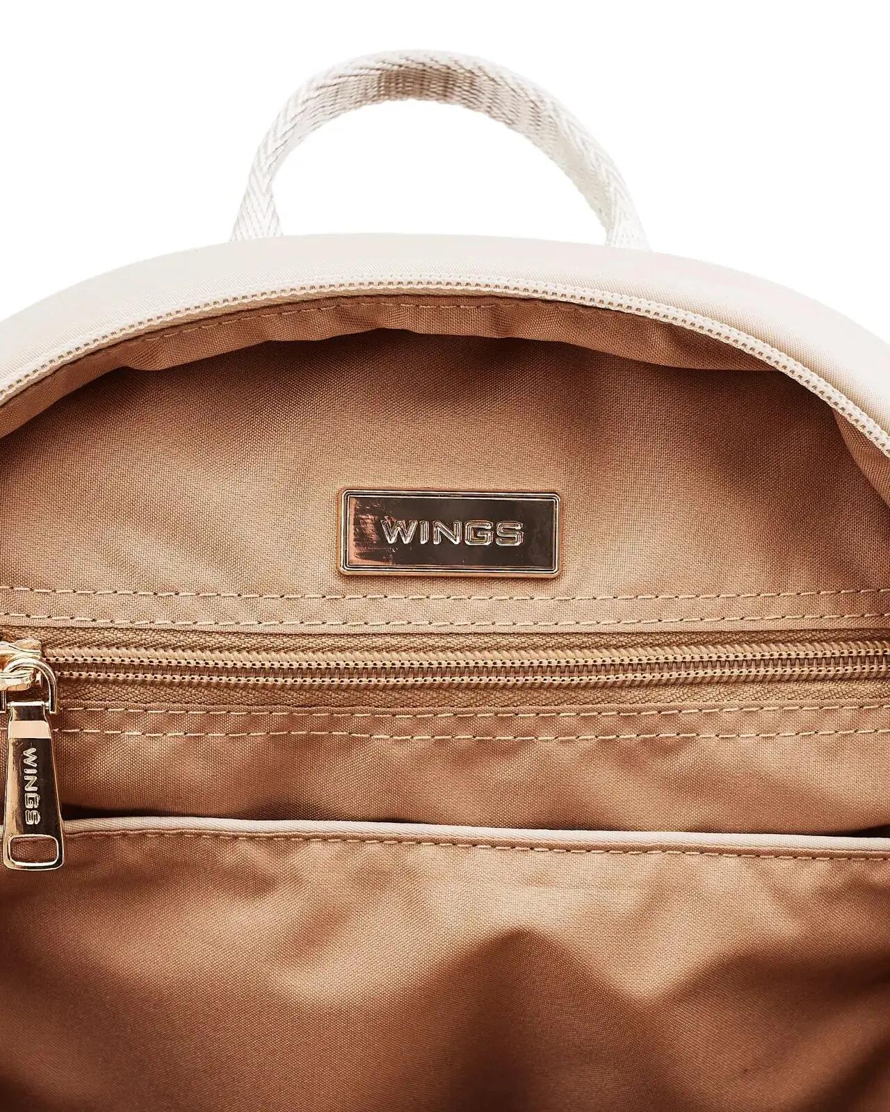 Plecak miejski WINGS ROSELLA 9L BEIGE 10/10