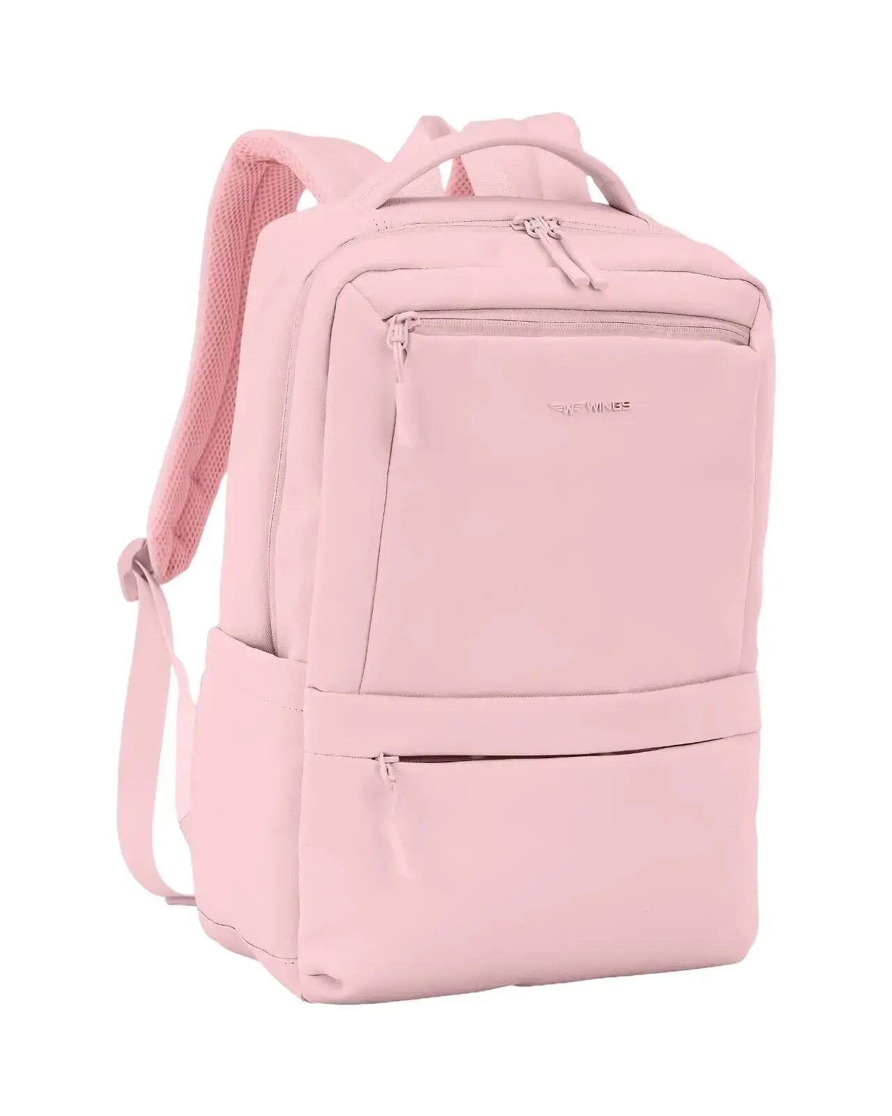Plecak Kabinowy Wings Bagaż Z Kieszenią Na Laptop I Systemem Pleców Pink 10/10