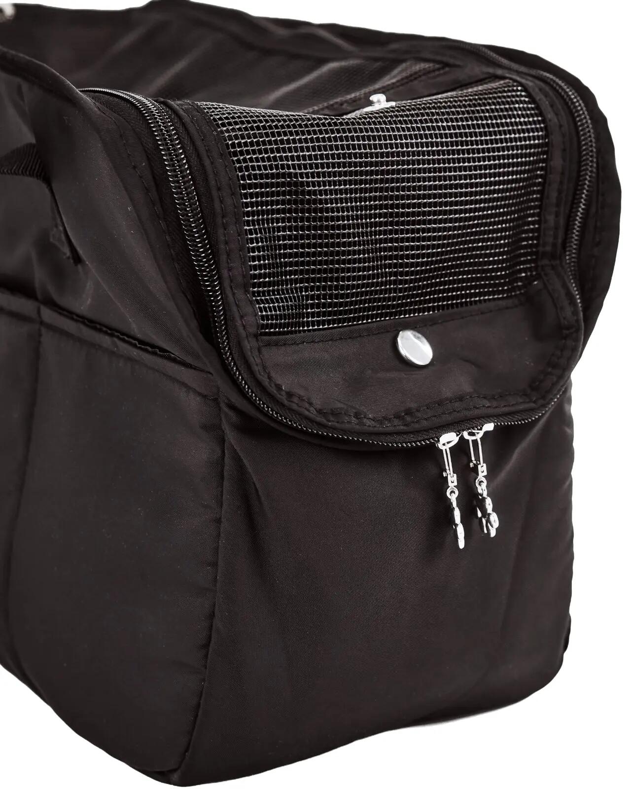 Transporteur pour animaux WINGS avec poignée pour valise NOIR 9/9