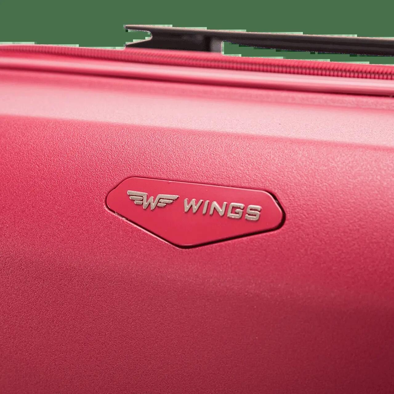 Valise cabine Wings PHOENIX en polypropylène 20" gris foncé 10/10
