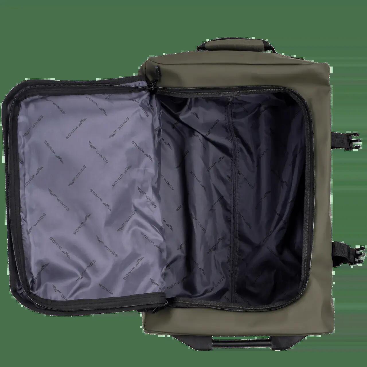 WINGS Zachte koffer Kleine handbagage 20" ROOK geel 10/10