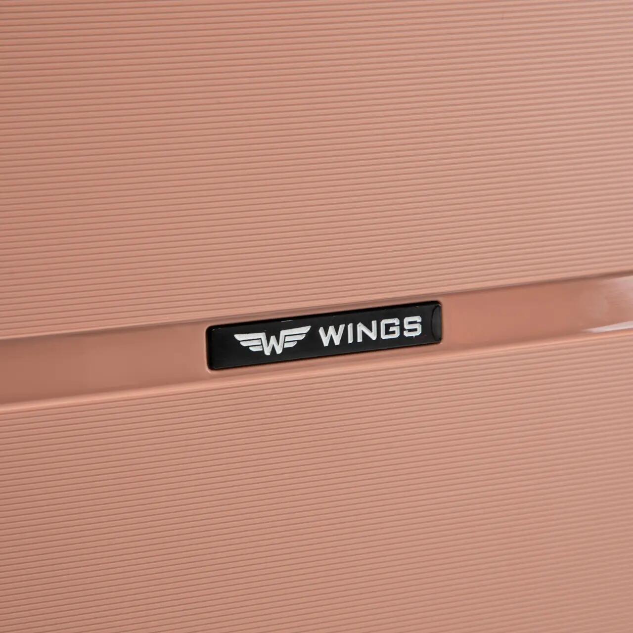 WINGS HAWFINCH 3.0 handbagagekoffer van polypropyleen  20" R. GOLD 10/10