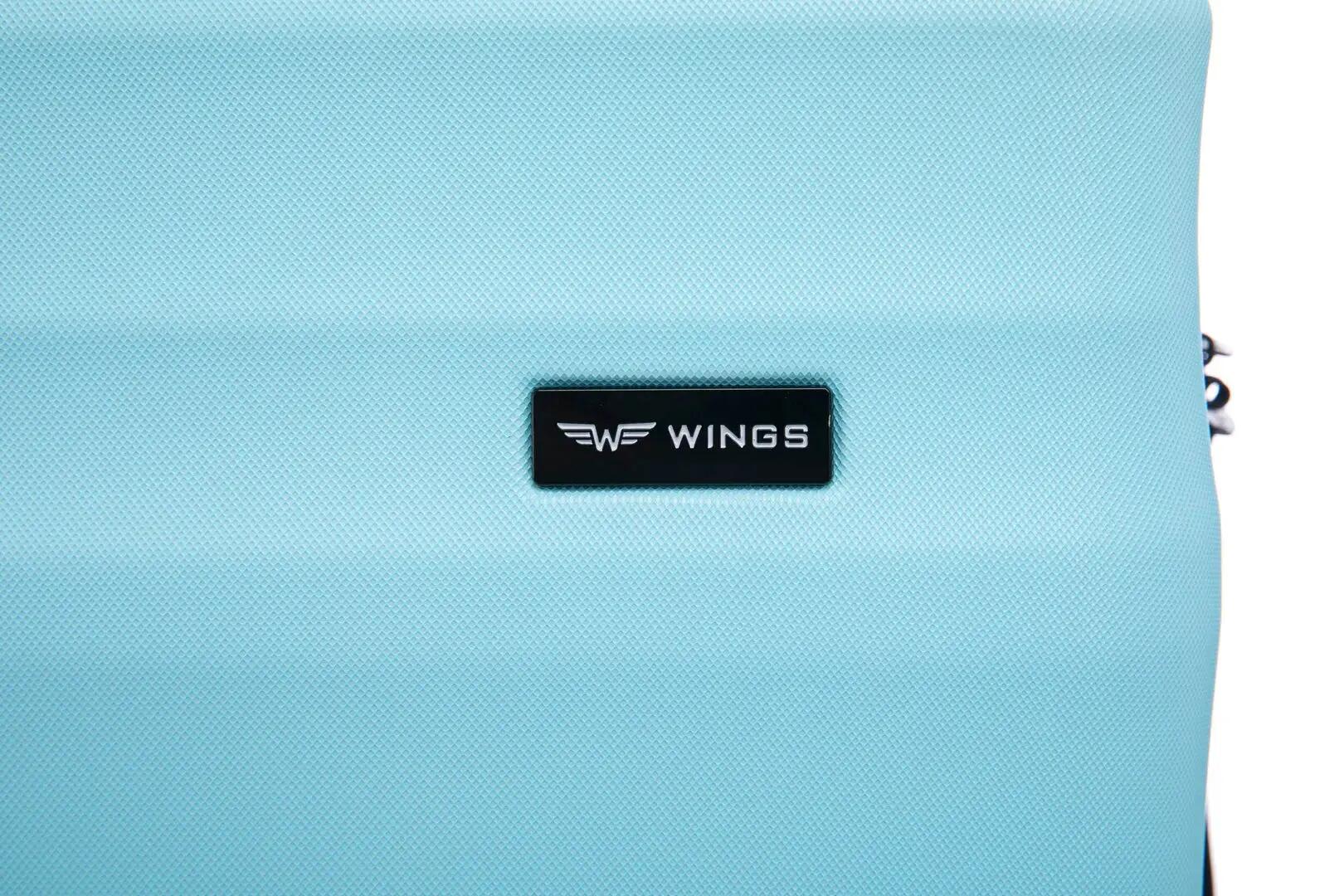Valise cabine WINGS ABS+ VULTURE 20" Bleu clair 10/10