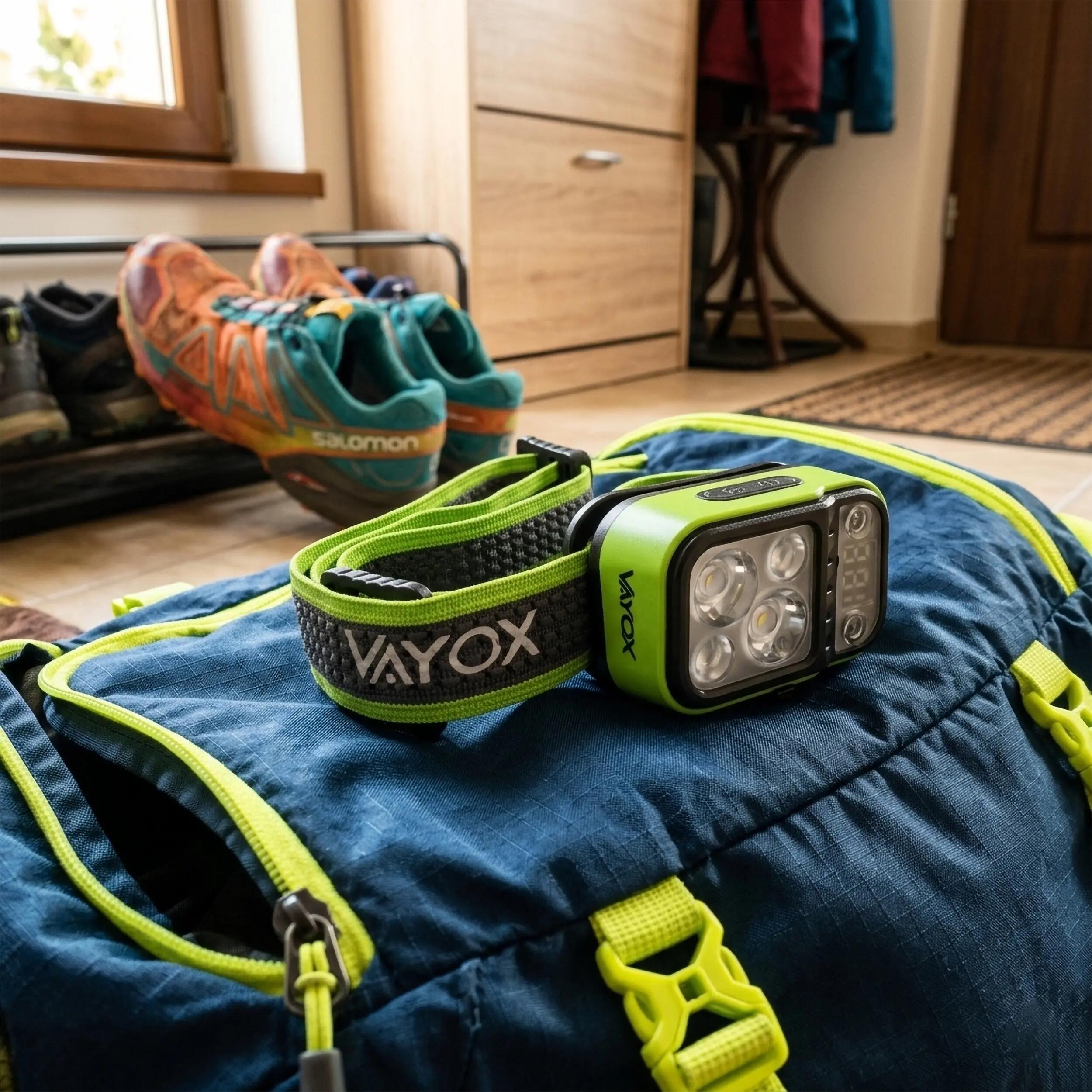 Lanterna de cabeça recarregável USB-C Vayox VA0454 220lm 12/15