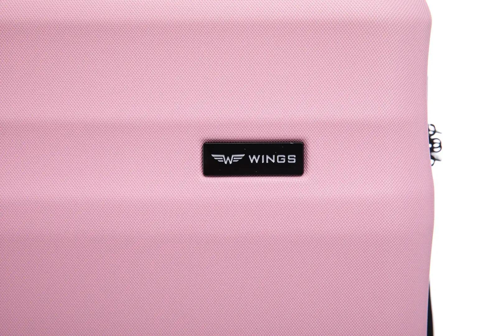 Valise CABINE WINGS ABS+ VULTURE 20" Rose 9/10