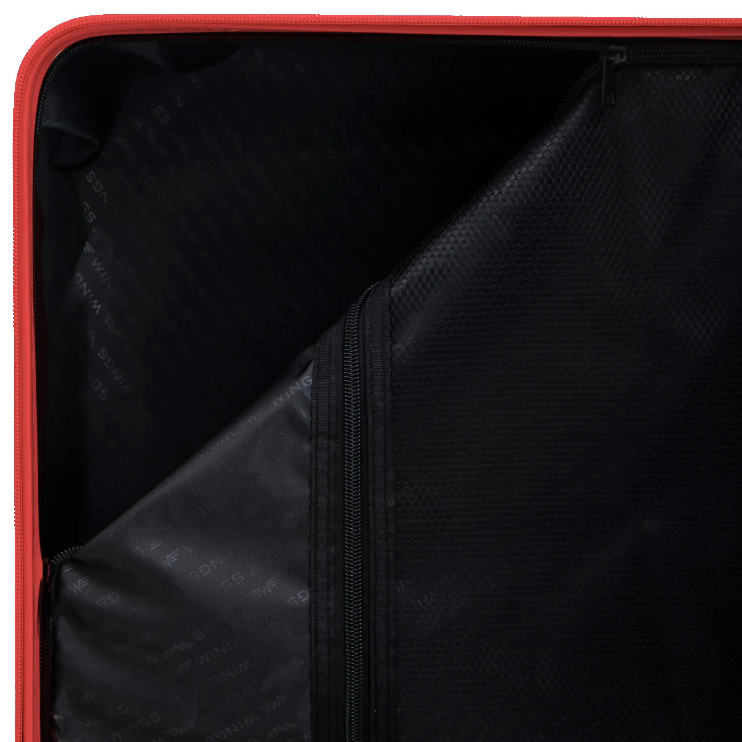 Valise cabine Wings BUNTING ABS+ 20" ROUGE 9/10