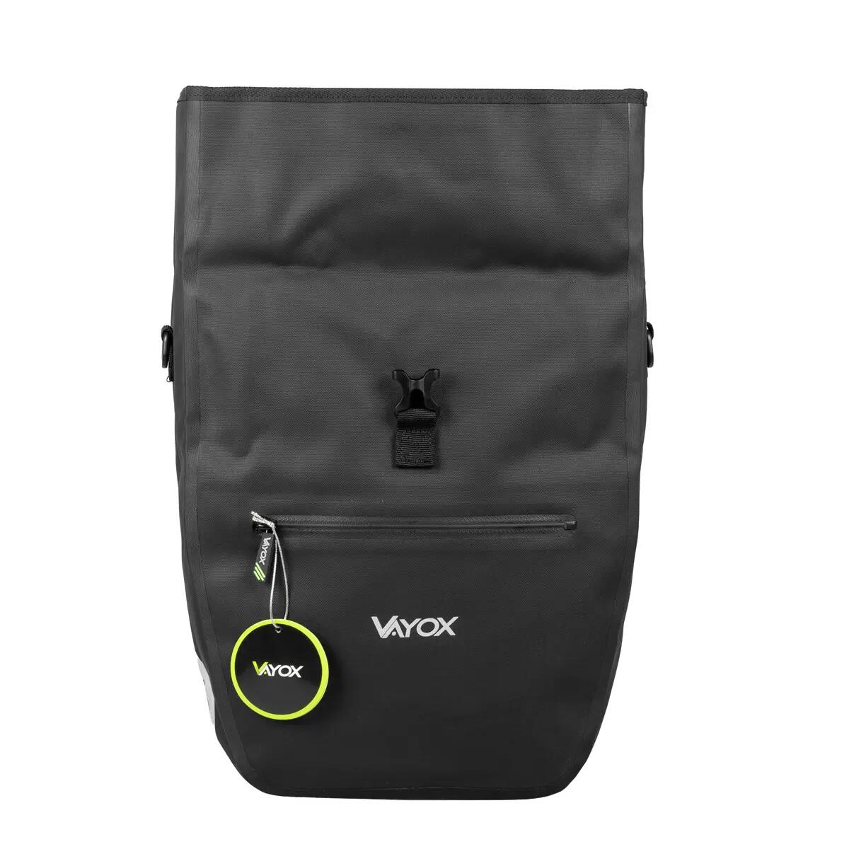 Alforge de bicicleta para porta-bagagens VAYOX VA0445 lateral impermeável 25L 15/16