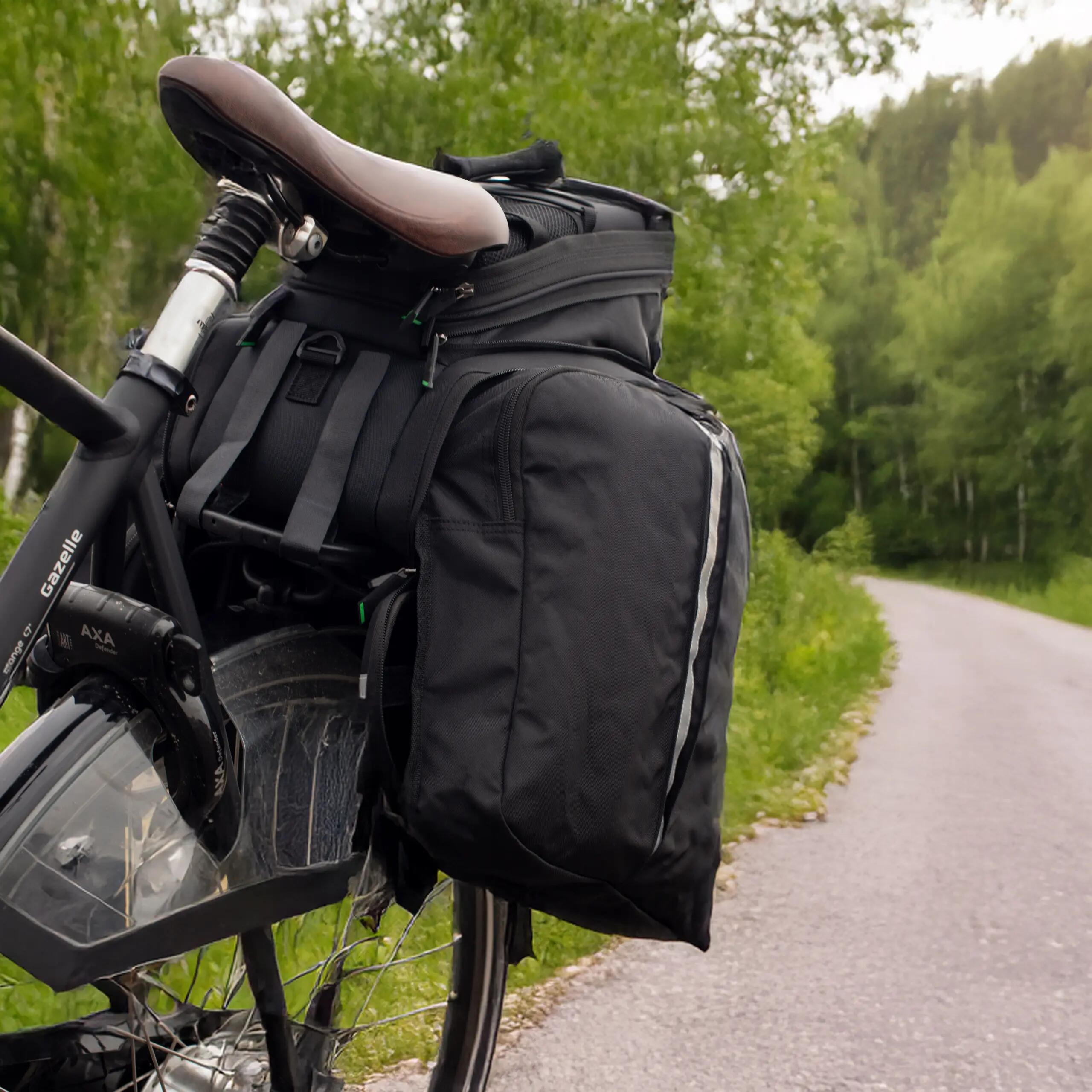 Torba rowerowa na bagażnik VAYOX VA0346 wodoodporna rozkładana 35L 8/16
