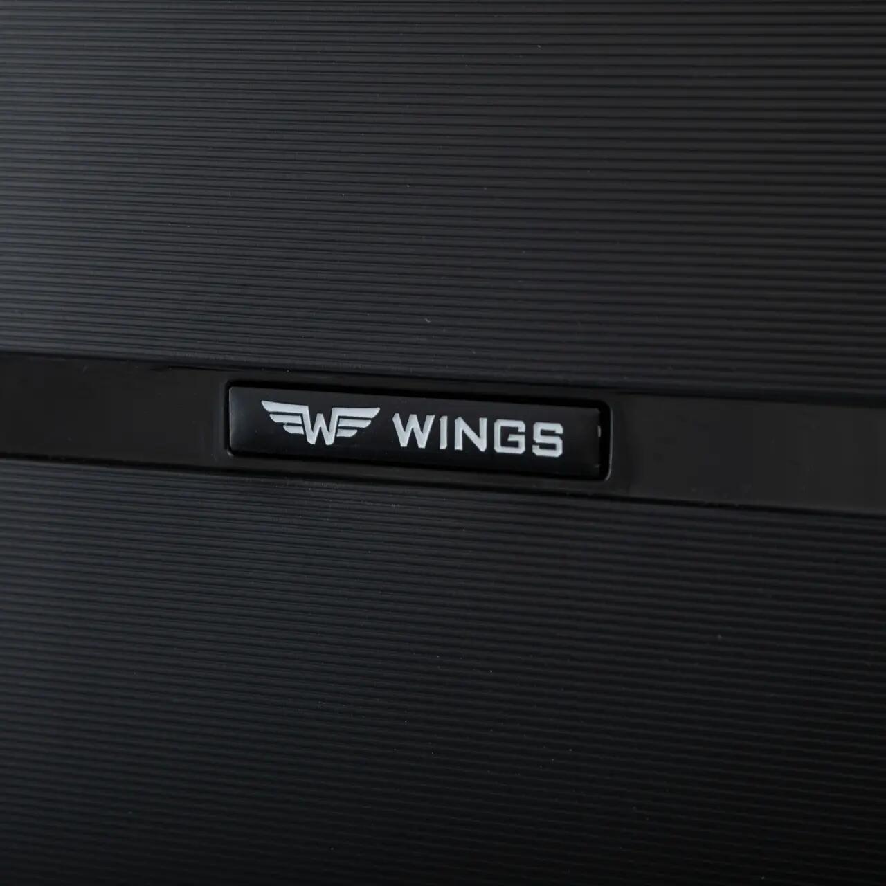 Valise cabine Wings HAWFINCH 3.0 en polypropylène 20" NOIR 10/10