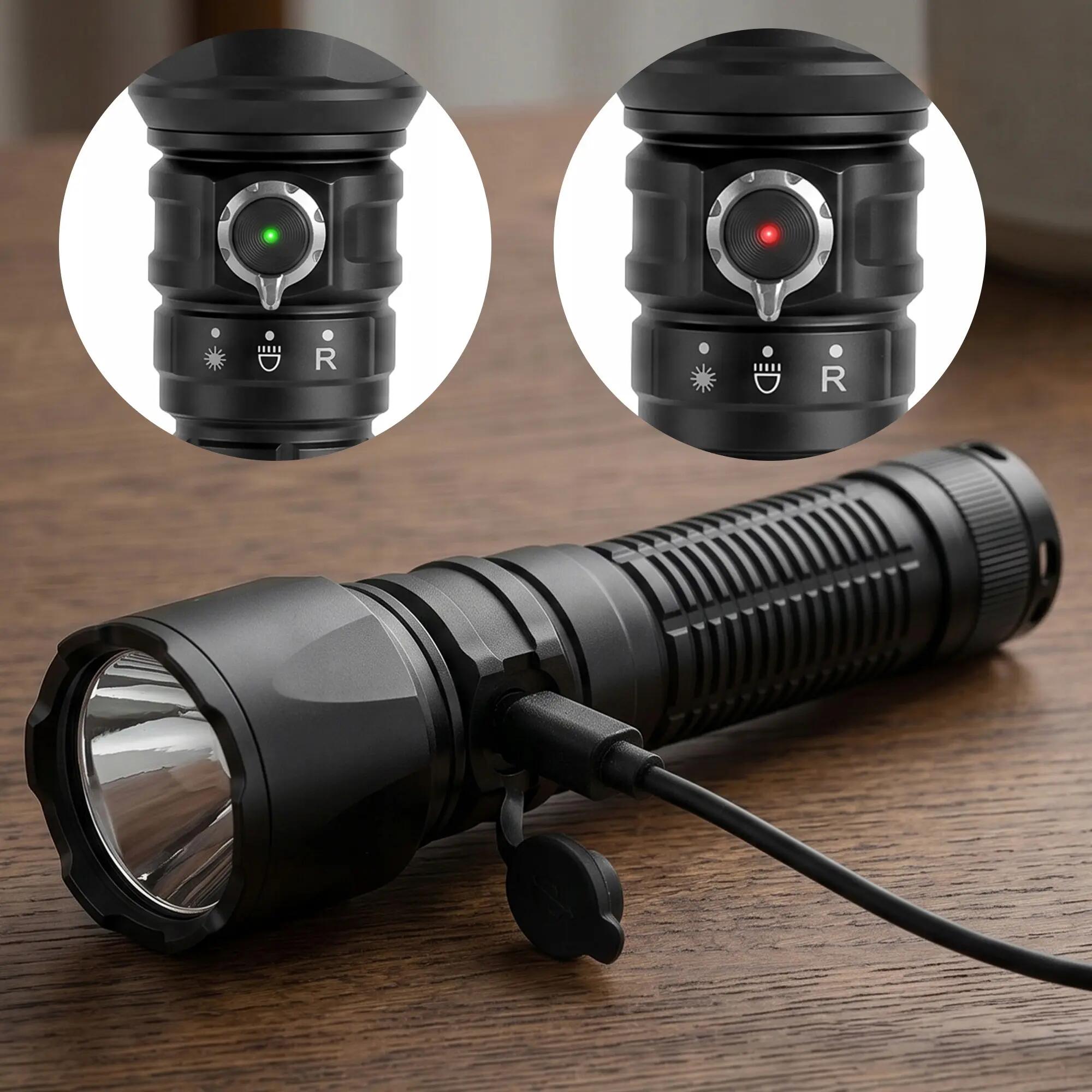 Lanterna recarregável Vayox VA0457 com laser 20W 2000lm 10/15