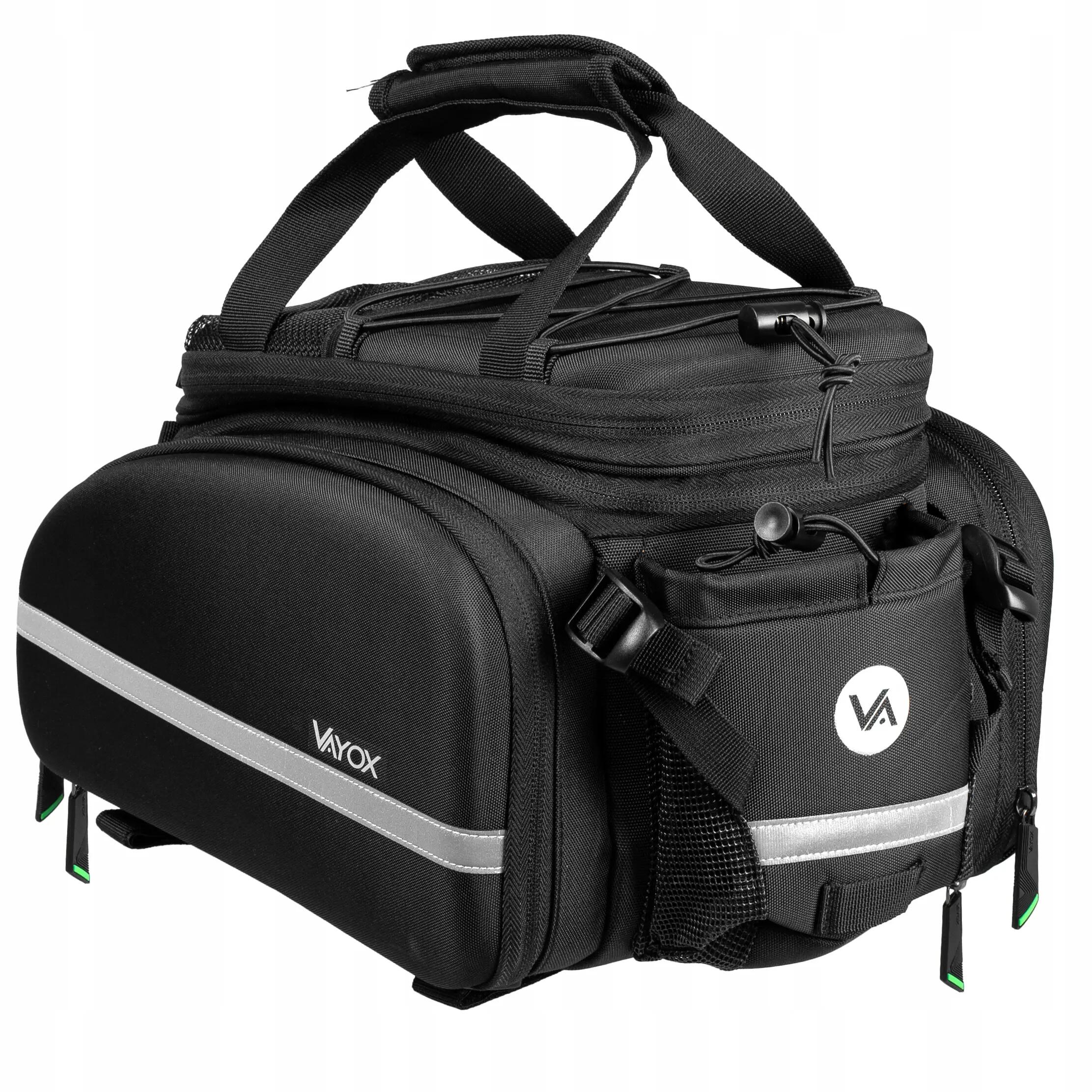 Torba rowerowa na bagażnik VAYOX VA0346 wodoodporna rozkładana 35L 14/16