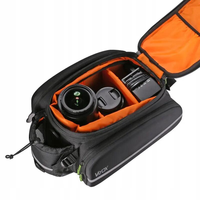 Torba rowerowa na bagażnik VAYOX VA0346 wodoodporna rozkładana 35L 13/16