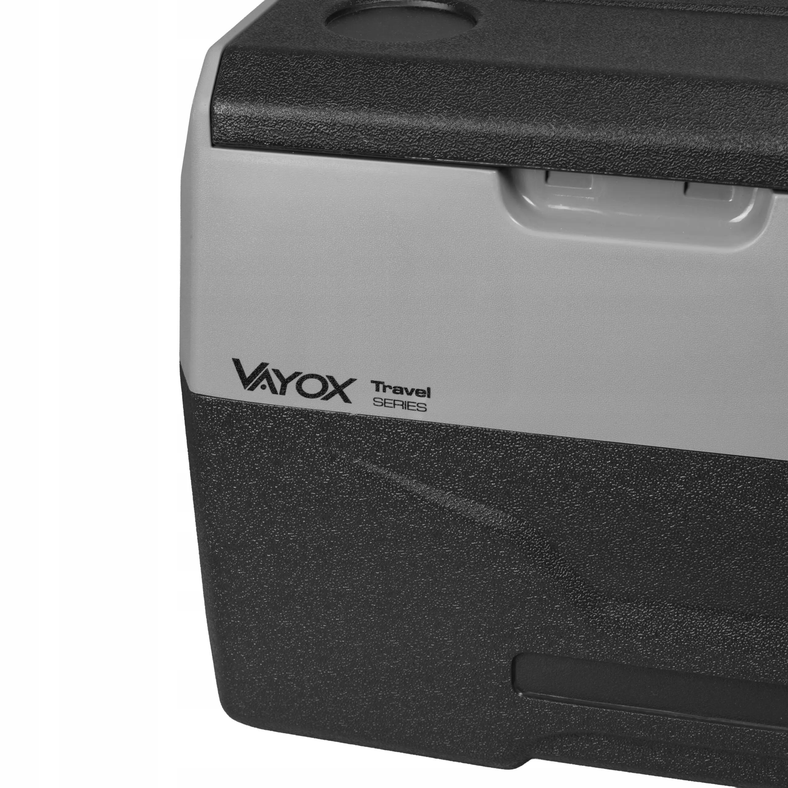 Vayox VA-T35 compressor koelbox voor op reis 12/24/230V wielen 30L 13/16