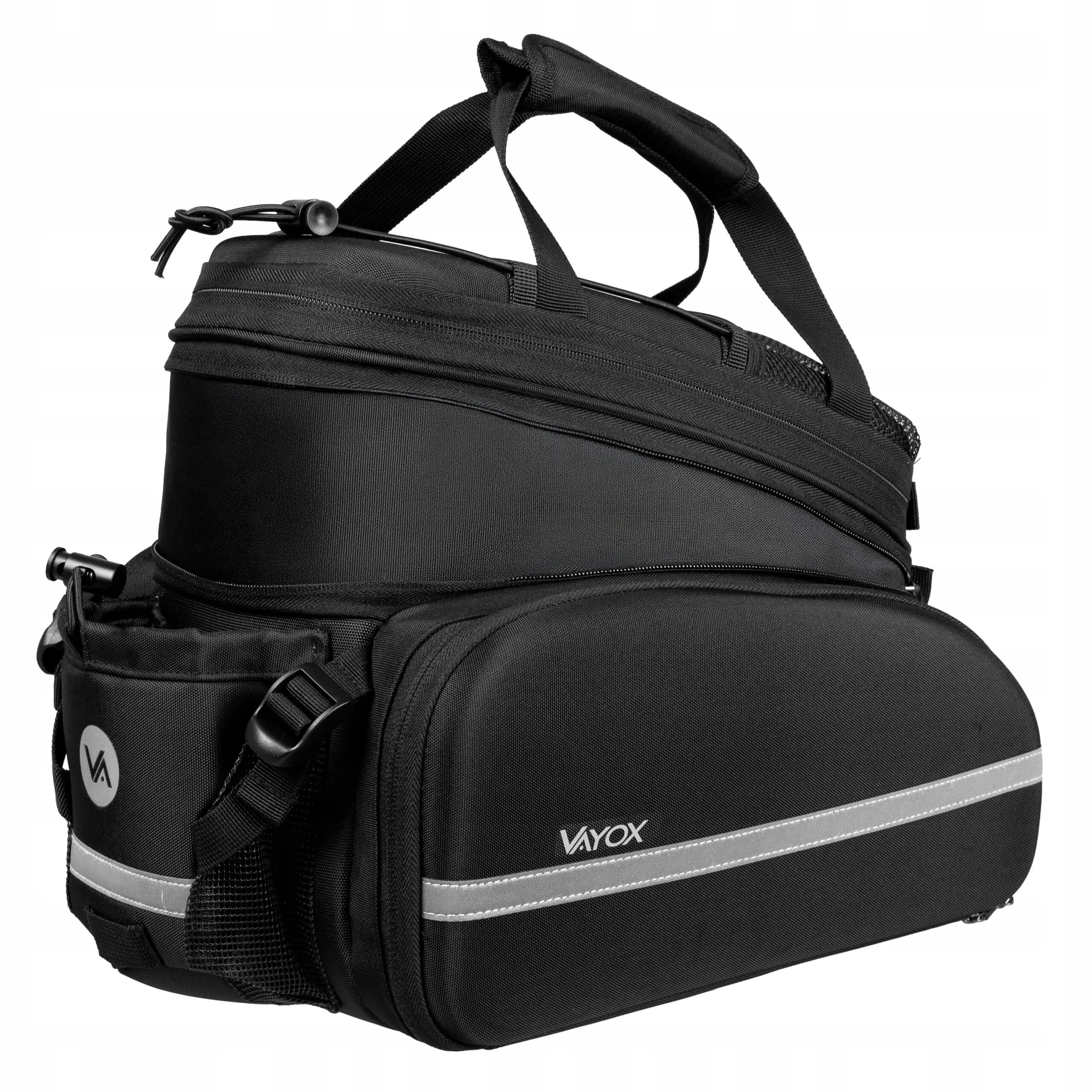 Torba rowerowa na bagażnik VAYOX VA0346 wodoodporna rozkładana 35L 12/16