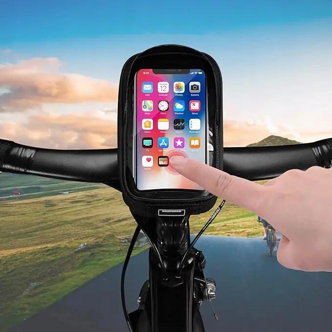 Fietstas voor stuur VAYOX VA0169 met telefoonhoesje. 9/15