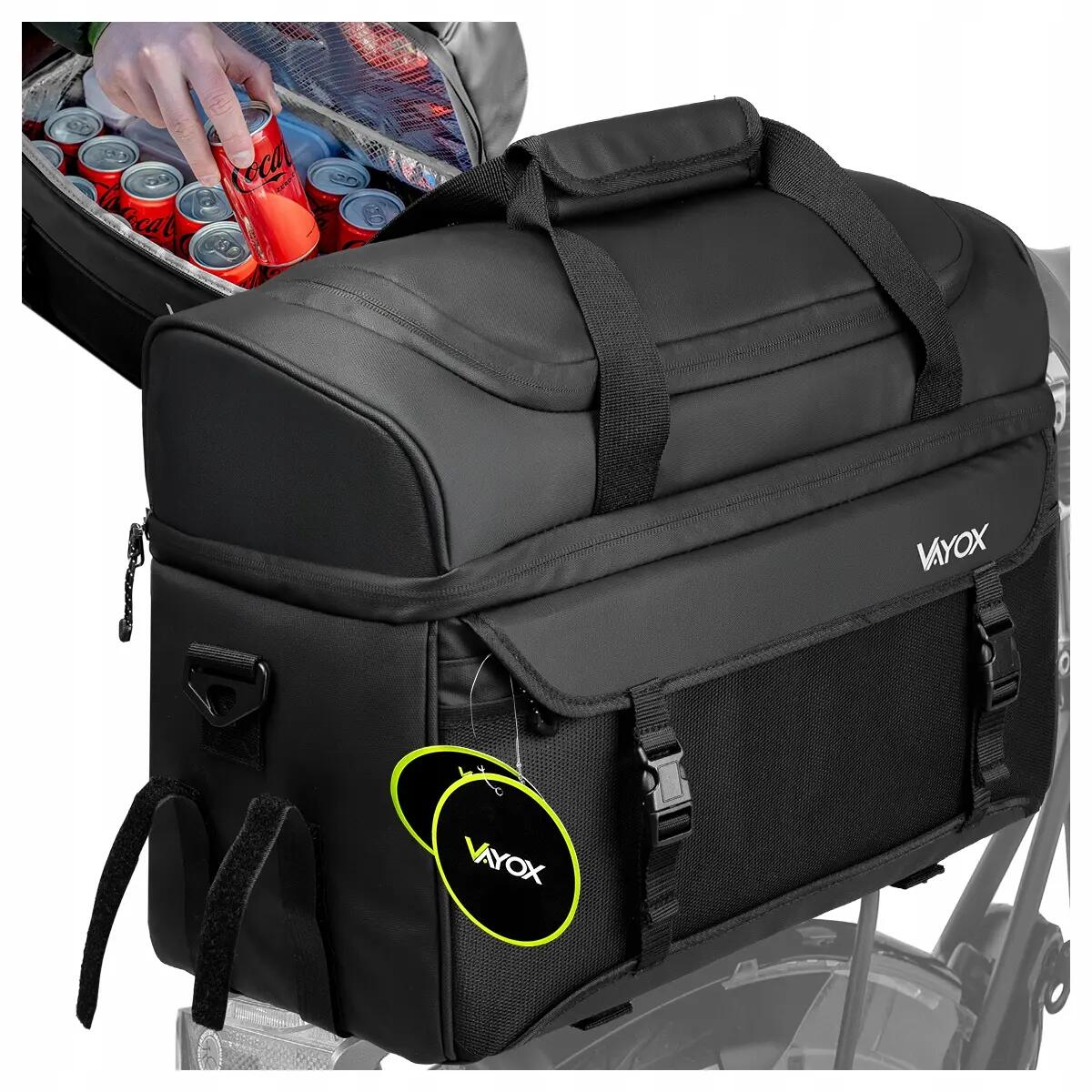 Fahrradtasche für den Gepäckträger VAYOX VA0350 wasserdicht thermisch 11L 9/16