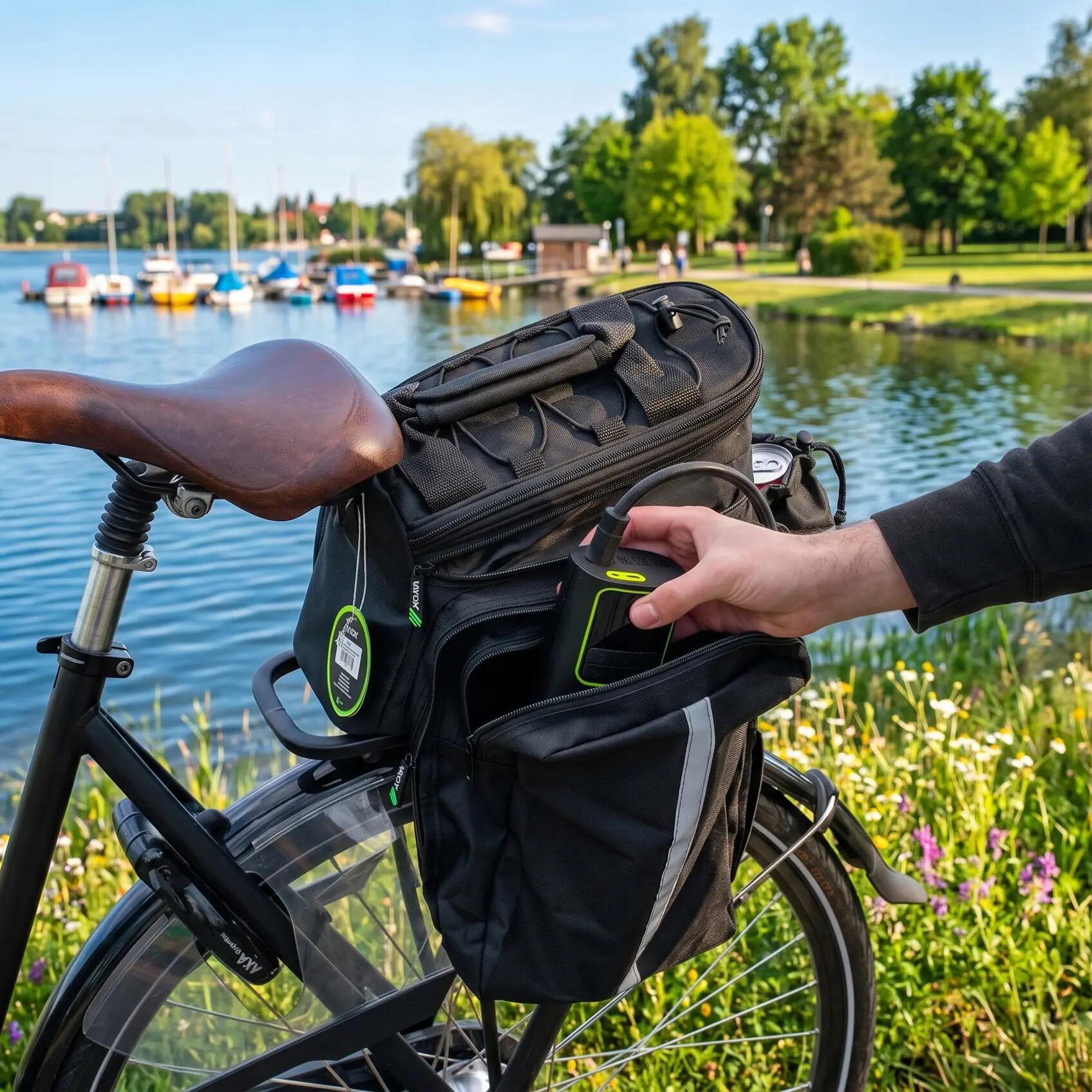 Borsa per bicicletta da portapacchi VAYOX VA0449 estensibile impermeabile 29L 9/16