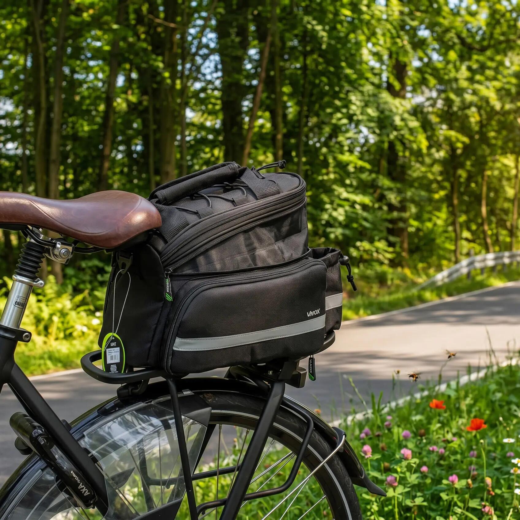 Borsa per bicicletta da portapacchi VAYOX VA0449 estensibile impermeabile 29L 14/16