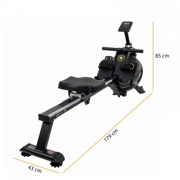 Rameur - Fitness - Unisexe - Compact et réglable - Modèle RM40 - Noir 10/10