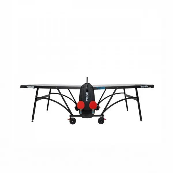 Tischtennisplatte Outdoor TT400 schwarz 6/8
