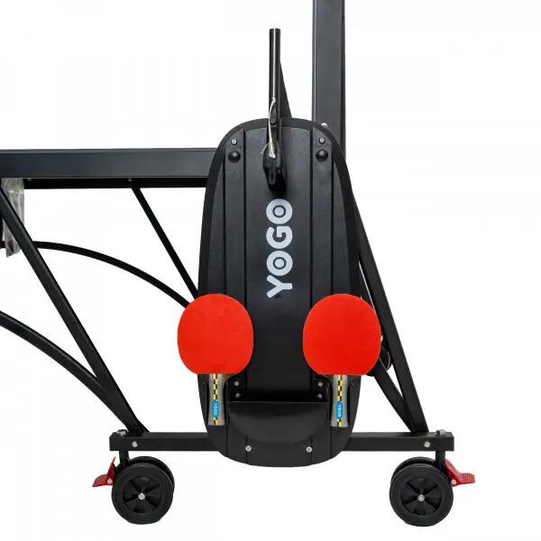 Tischtennisplatte Outdoor TT400 schwarz 4/8
