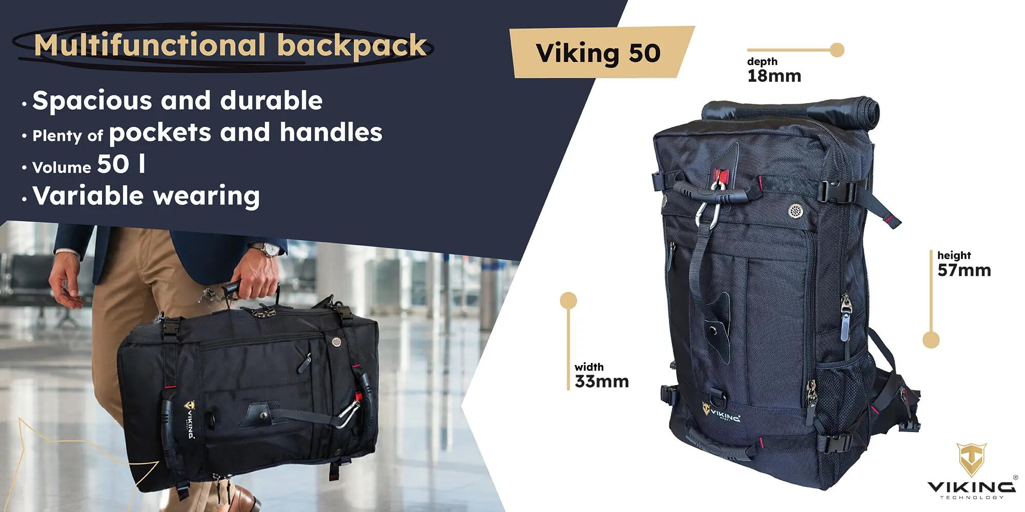 Multifunkční batoh Viking 50 11/13