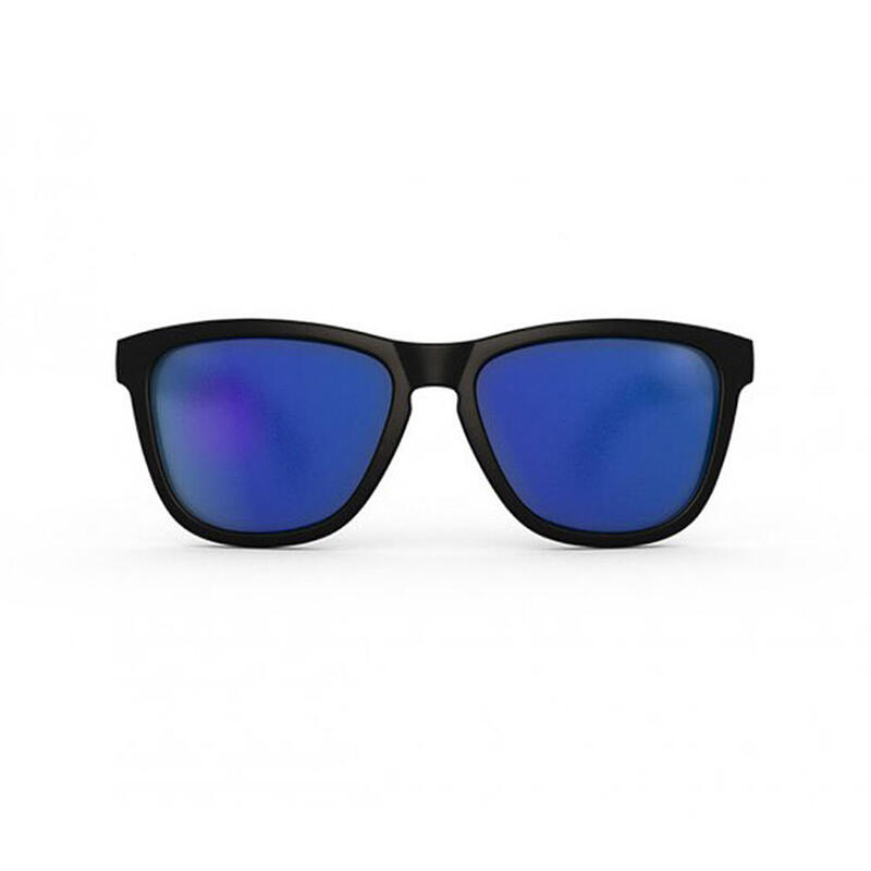 運動跑步太陽眼鏡 – 黑色 (藍鏡)