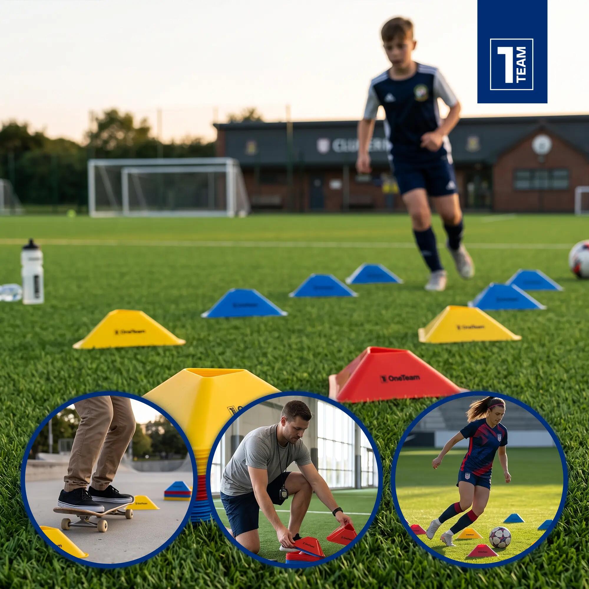 Cônes d'entraînement OneTeam TRFTB01 30 5/7