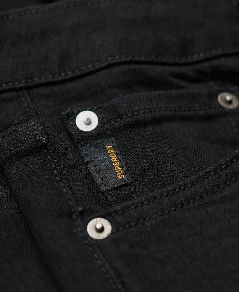 superdry Vintage Slim Jeans z bawełny organicznej — Venom Washed Black 5/6