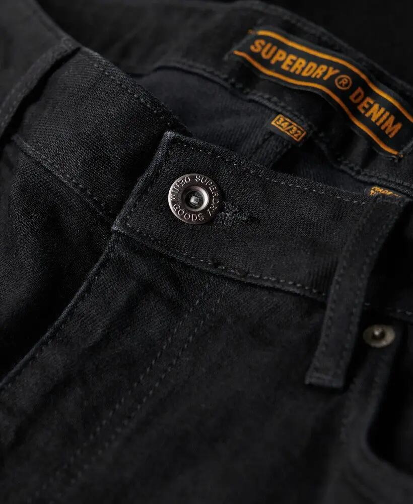 superdry Vintage Slim Jeans z bawełny organicznej — Venom Washed Black 4/6