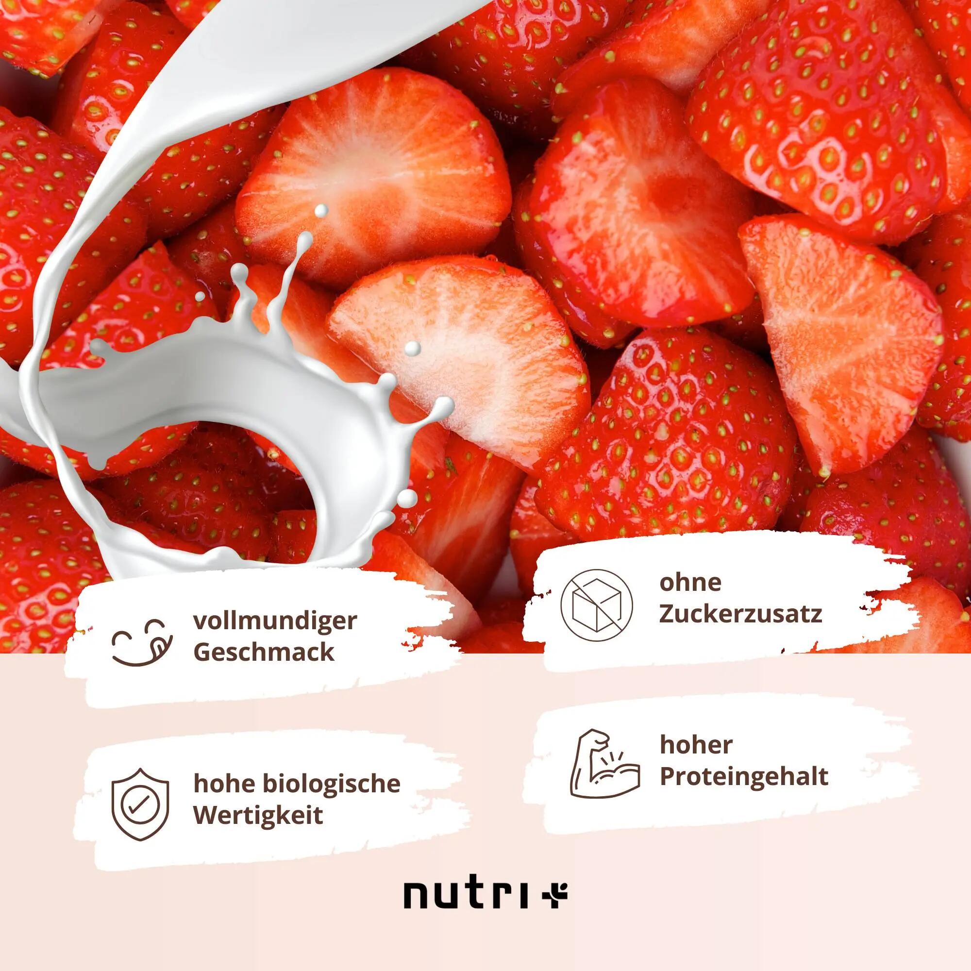Poudre protéinée 6K 1000 g - Fraise 3/5