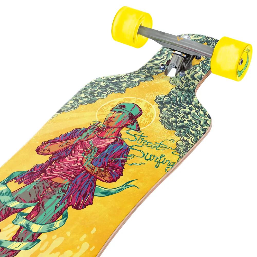 Longboard Curve Drop Through Freeride 39" True Colors 5/7