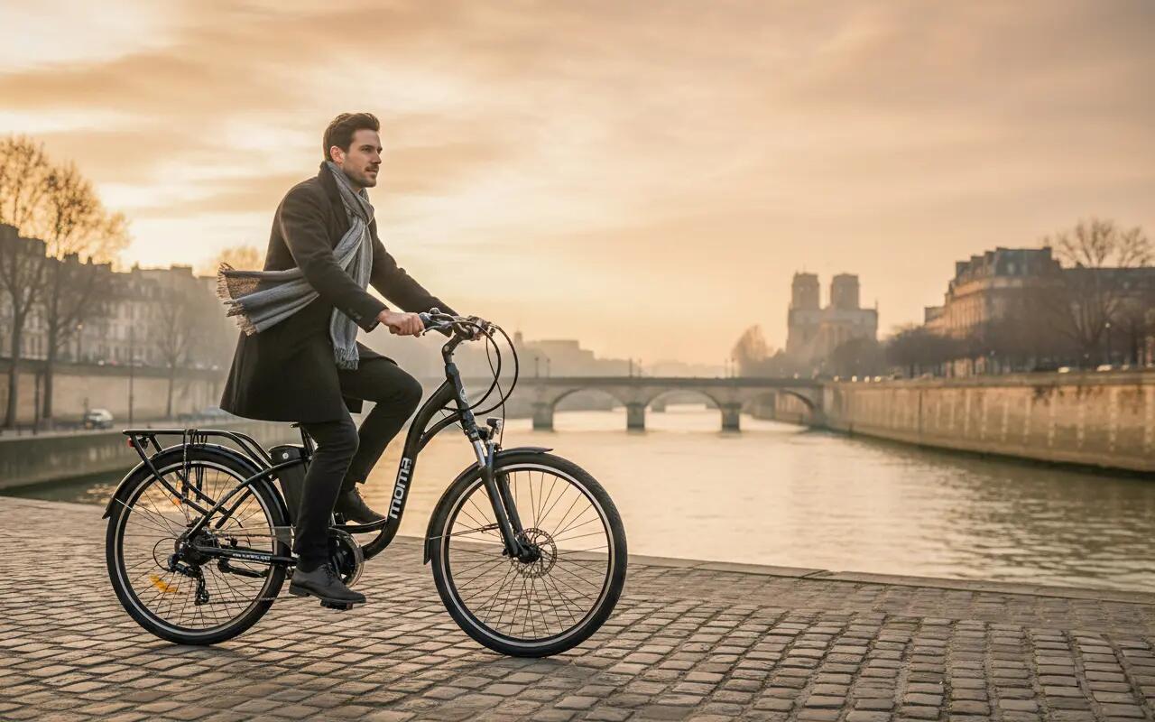 Bici Elettrica da Città 26"| Telaio in Alluminio | Shimano 7V| Batteria 36V16Ah 11/11