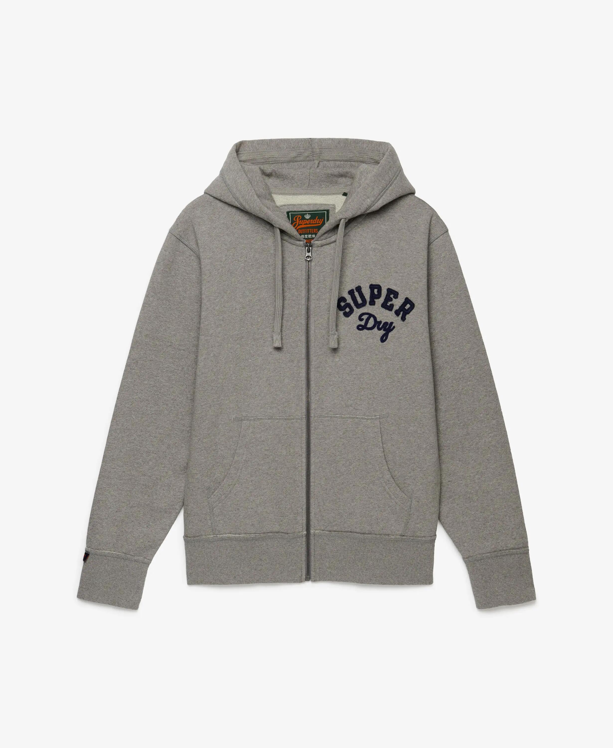 Felpa con cerniera a cappuccio Superdry Vintage Athletic Ziphood 7/7