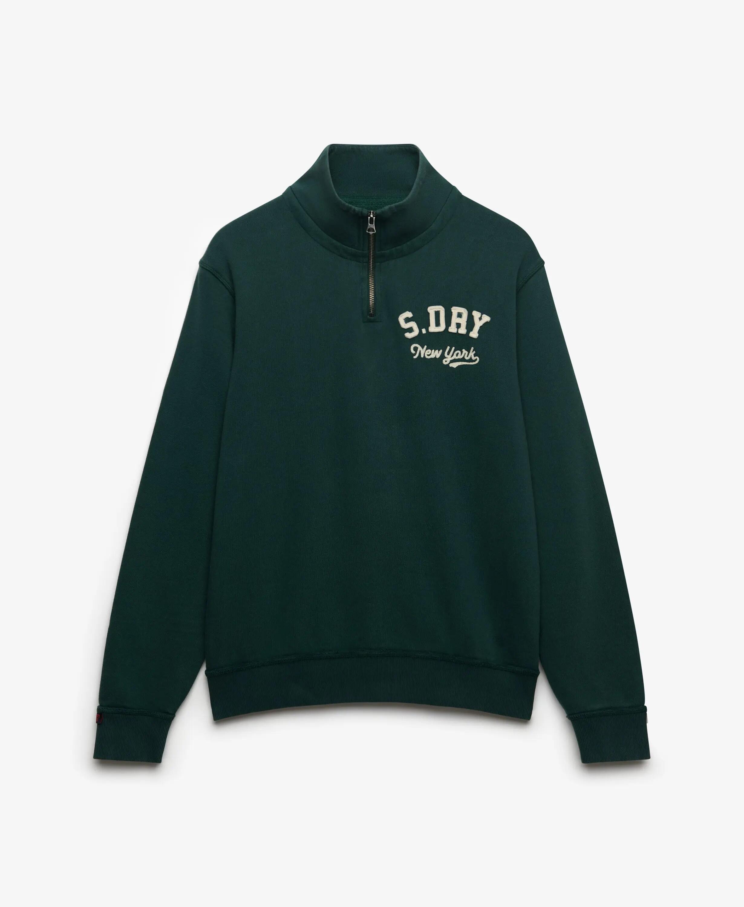 Sweatshirt com gola redonda com fecho éclair Superdry Vintage Athletic 7/7