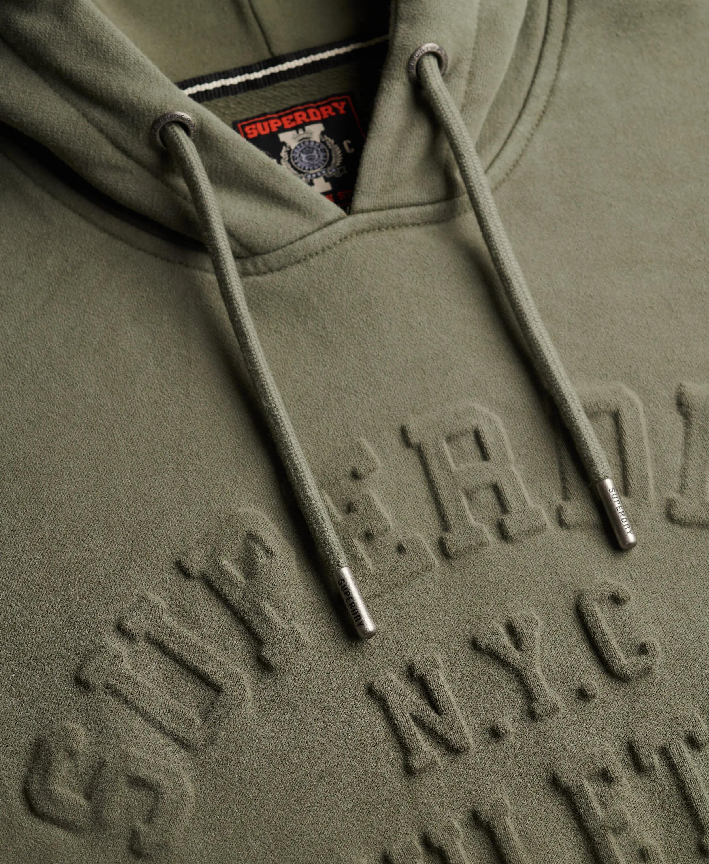 Felpa con cappuccio Superdry Athletic Emboss Relaxed 6/7