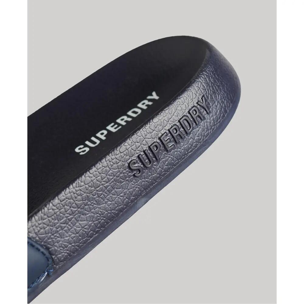 superdry Core Pool Sliders – tiras almofadadas e sola moldada em EVA 3/4