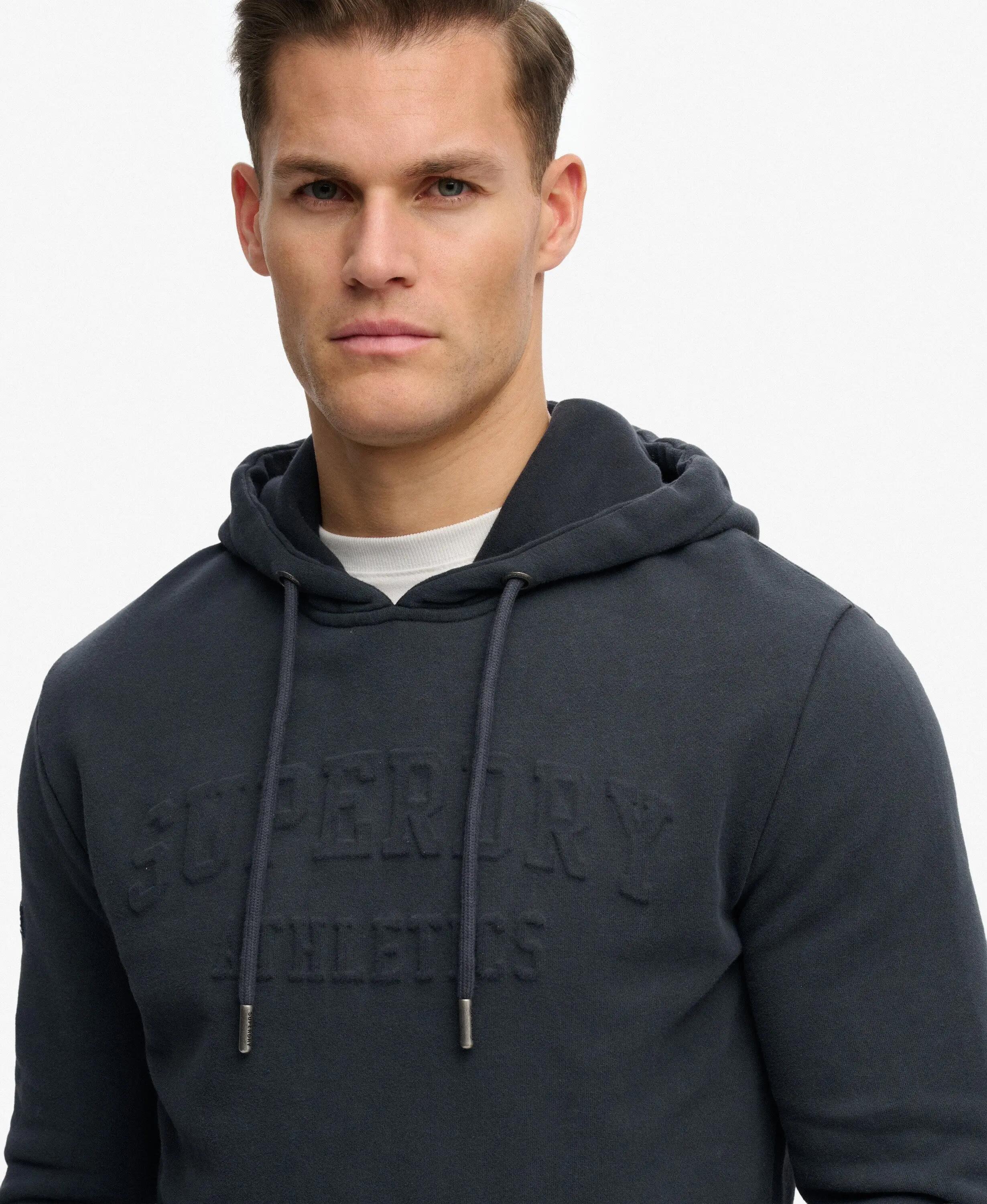 Camisola com capuz Superdry Athletic Emboss Relaxed 4/7