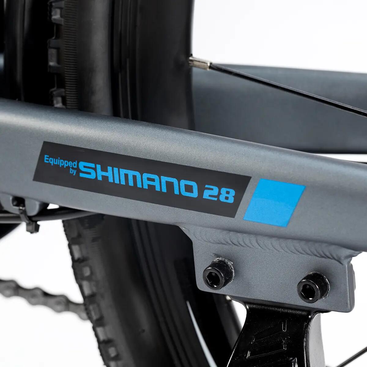 EBIKE-28 PRO, Alu.SHIMANO 7 Vitesses,Frein disque Hydr. Bat.Lithium 48V 13Ah 9/15