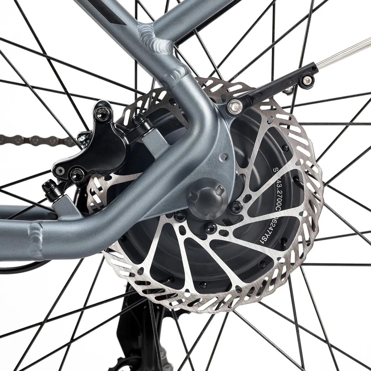 EBIKE-28 PRO, Alu.SHIMANO 7 Vitesses,Frein disque Hydr. Bat.Lithium 48V 13Ah 11/15